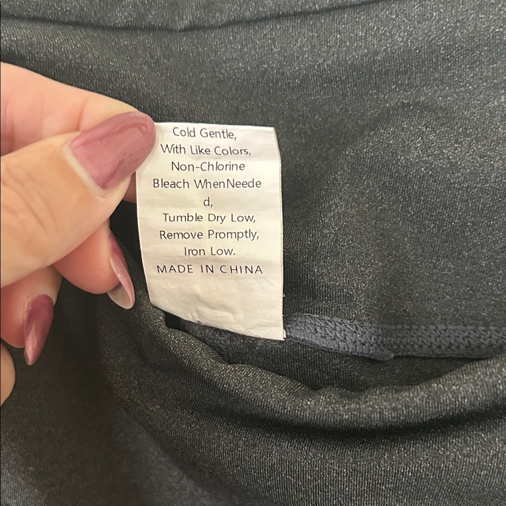 Source Unknown Women’s Dark Gray Flared Leggings … - image 4